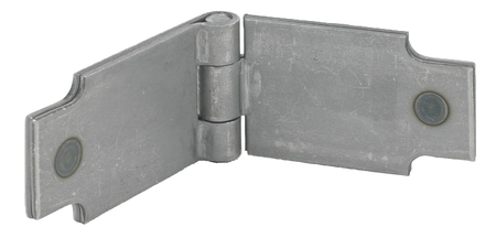Charnière à souder fine courte 185x60mm acier brut - FAURE & FILS - 9220600