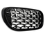CALANDRES SPORT LUXE STYLE DIAMANT NOIR CHROME BMW SERIE 7 BERLINE G11 ET G12 (05130)