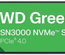 Disque SSD Sandisk WD Green SN3000 1 To – NVMe