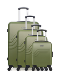 AMERICAN TRAVEL - Set de 4 Valises QUEENS-M 75 cm 4 Roues