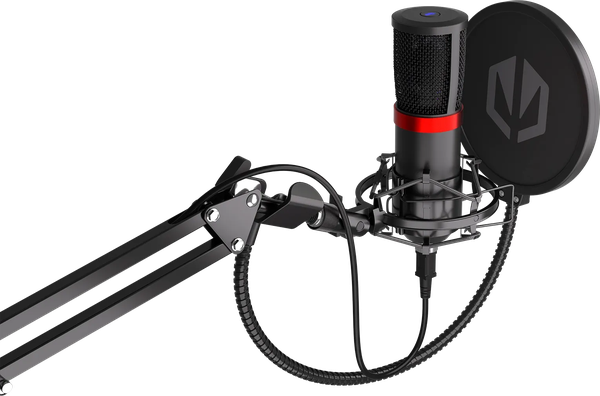 Microphone Endorfy Solum avec bras de montage (Noir)