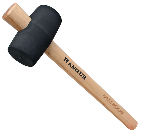 Maillet en caoutchouc manche Hickory 305mm - HANGER - 110790