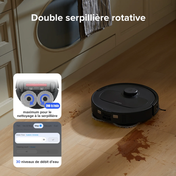 Roborock Qrevo S aspirateur robot laveur Set avec station multifonction