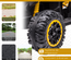 Quad buggy électrique enfant 12 V 3 Km/h max. avec effets