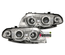 2 PHARES FEUX ANGEL EYES ANNEAUX LED BMW SERIE 3 E46 5 PORTES 1998-2001 (03322)