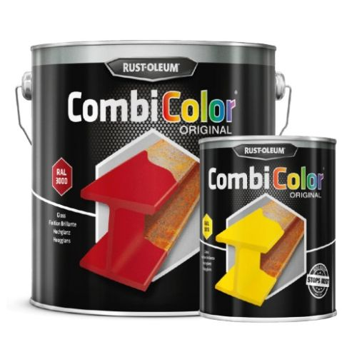 Primaire de protection antirouille et finition CombiColor Original noir mat pot 750ml - RUST-OLEUM - 7378.0.75
