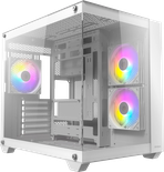 Boitier Moyen Tour ATX Antec CX800 RGB avec panneaux vitrés (Blanc)