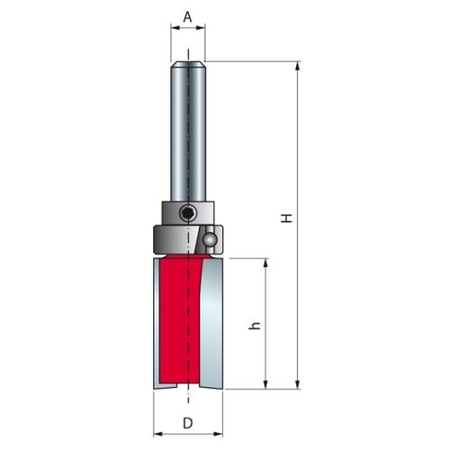 Mèche à ébarber avec roulement série 50 pour défonceuses portatives - FREUD - F03FR02005