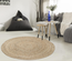 Tapis rond en jute tissé JUTERON Care&Fair