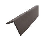 Profil d'angle bois composite pour bardage - Coloris - Chocolat, Epaisseur - 6 cm, Largeur - 6 cm, Longueur - 270 cm