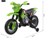 Motocross électrique pour enfants 6 V