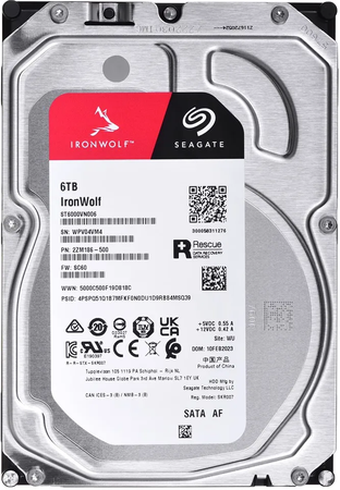 Disque Dur 3,5" Seagate IronWolf 6To 256Mo - S-ATA
