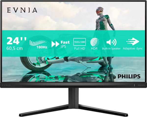Ecran 24" Philips Evnia 24M2N3200S/00 Full HD 180Hz (Noir)