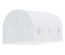 Serre de jardin tunnel surface sol 9 m² blanc