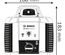 Laser rotatif GRL 400 H + trépied + accessoires + coffret standard - BOSCH - 06159940JY
