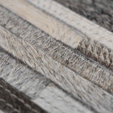 Tapis salon LITTLELINE fait main en cuir