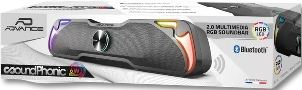 Enceintes sans fil Advance SoundPhonic RGB (Noir)