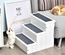 Escalier pour chien animaux 3 marches bois pin