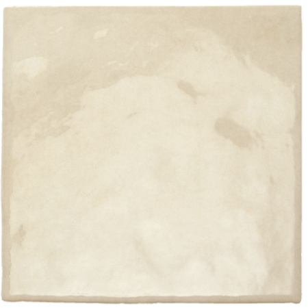 ARTISAN OCHRE - Faience 13,2x13,2 cm  aspect zellige brillant beige