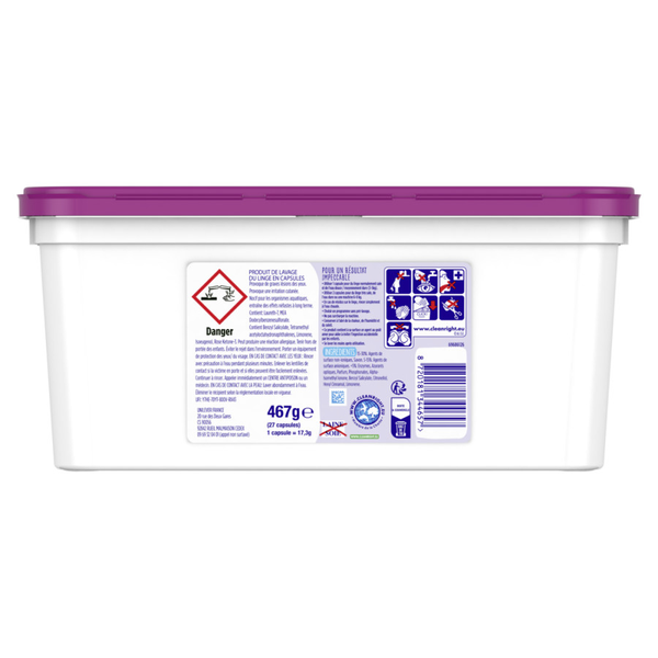 Omo Lessive x27 Capsules 3en1 Jasmin & Fleur de Coton