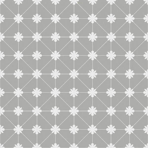 BALI Tuban gris 20 x 20 cm - Carrelage effet carreaux de ciment
