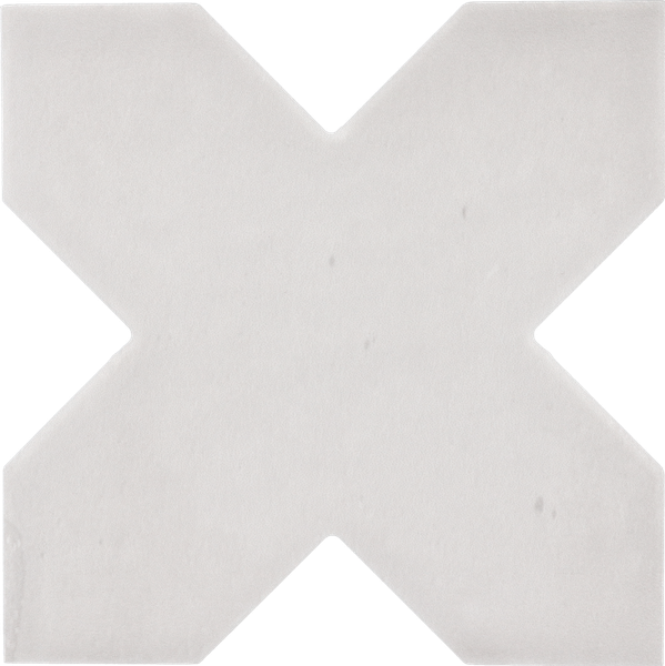 KASBAH BASE SMOKE - Carrelage croix à tacos 12x12 cm