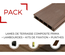 PACK 4 m² lame de terrasse composite Prima + ACCESSOIRES (3 coloris) 2200mm - Coloris - Gris anthracite, Epaisseur - 19 mm, Largeur - 12 cm, Longueur - 220 cm, Surface couverte en m² - 4