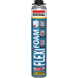 Mousse PU Flexifoam Gun bleu Gun vis aérosol 750ml RT2012 - SOUDAL - 117472