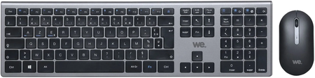 Pack 2en1 (Clavier/Souris) sans fil We (Gris/Noir)
