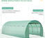 Bâche de rechange serre tunnel 6L x 3l x 2H m PE fenêtres + porte