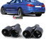 4 SORTIES ECHAPPEMENT DUPLEX SPORT NOIR BMW SERIE 5 F10 F11 F12 F13 (05427)