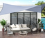 Voile d'ombrage rectangulaire 4L x 3l m