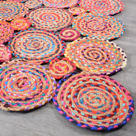 Tapis kilim tissé main en coton ENJOY Care&Fair