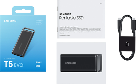 Disque SSD externe Samsung T5 Evo - 8To (Noir)
