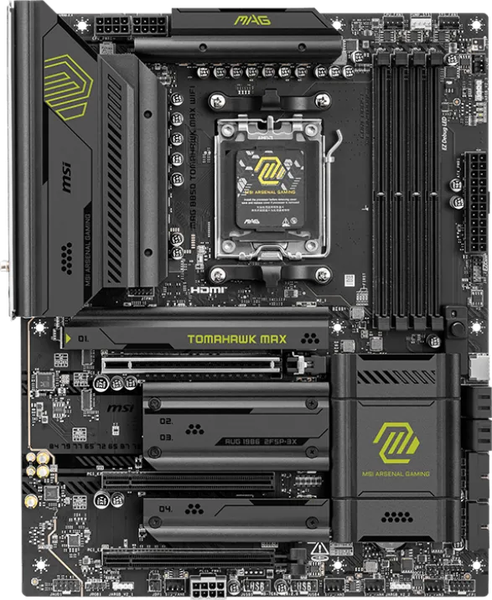 Carte Mère MSI Mag B850 Tomahawk Max WiFi (AMD AM5)