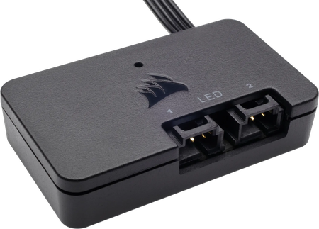 Lot de 2 Ventilateurs de boitier Corsair Dual Light Loop LL140 RGB - 14cm (Noir)