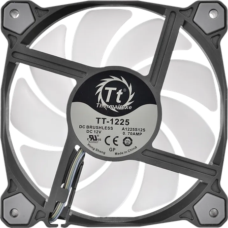 Lot de 3 Ventilateurs de boitier Thermaltake Pure - 12cm (Noir)