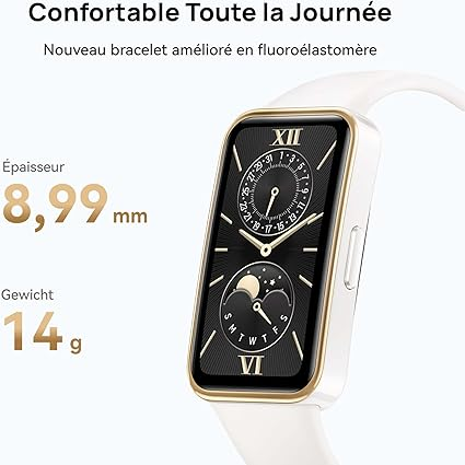 HUAWEI Band 9 Montre Connectée - Bracelet Noir Fluoroélastomère - 14 Jours d’Autonomie - 100 Modes Sport - iOS & Android - Suivi Sommeil TruSleep 4.0