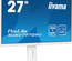 Ecran 27" Iiyama ProLite XUB2797QSU-W2 Quad HD 100Hz (Blanc)
