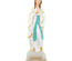 Statue de Notre Dame de Lourdes avec liseret pailleté doré ,résine de 40cm