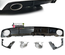 DIFFUSEUR SPORT NOIR PACK SPORT AVEC DOUBLE SORTIE POUR AUDI A7 4G 2014-2018 (05008)