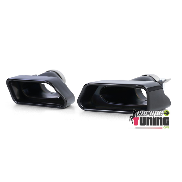 2 SORTIES ECHAPPEMENT NOIR SPORT PACK M V8 LCI BMW SERIE 5 F10 F11 F12 F13 (05411)