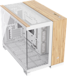 Boitier Mini Tour Micro ATX Corsair 2500X avec panneaux vitrés (Blanc/Marron)