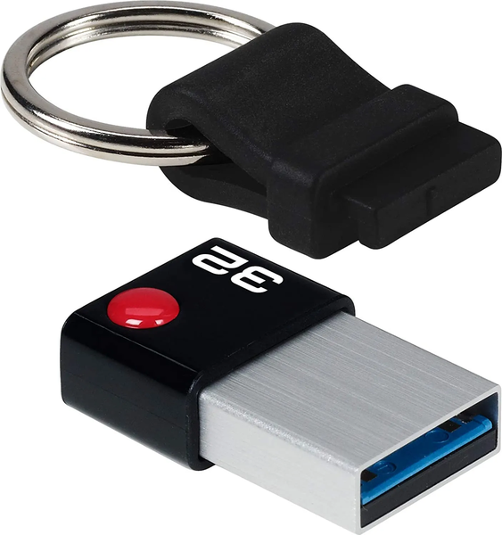 Clé USB 3.0 Emtec T100 Nano Ring - 32Go (Noir)
