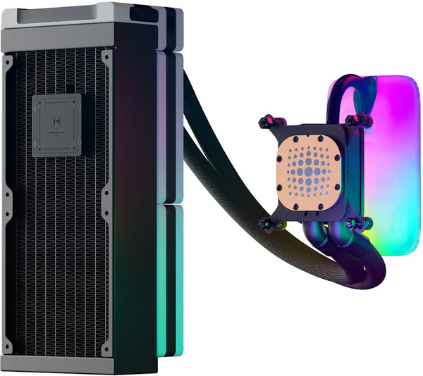 Kit Watercooling AIO Hyte Thicc Q60 - 240mm (Noir/Blanc)