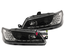 PHARES FEUX AVANTS NOIRS DEVIL EYES CLIGNOTANTS LED PEUGEOT 306 PHASES 2 et 3 (13900)