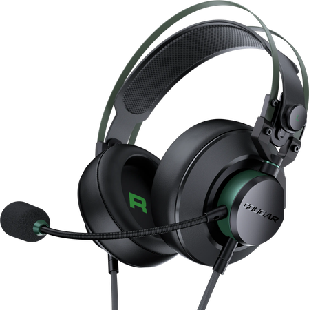 Casque Gamer filaire Cougar VM410 (Noir/Vert)