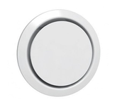 Bouche d’extraction et d’insufflation BER plastique rond réglable BER D125 P - UNELVENT - 853695