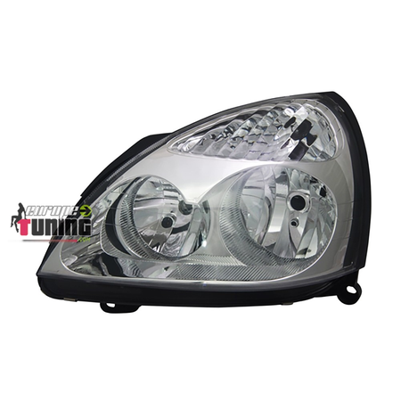 PHARE GAUCHE ORIGINE FEU CONDUCTEUR CHROME RENAULT CLIO 2 / CLIO CAMPUS 2001-2012 (02709)