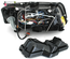 PHARES FEUX AVANTS NOIRS ANGEL EYES AUDI A6 C5 / 4B AU XENON de 1997 à 2001 (12954)